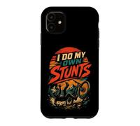 Mountain Bike Funny I Do My Own Stunts Case for iPhone 11