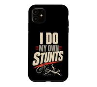 Mountain Bike Funny I Do My Own Stunts Case for iPhone 11