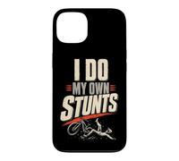 Mountain Bike Funny I Do My Own Stunts Case for iPhone 13