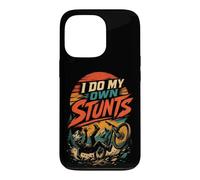 Mountain Bike Funny I Do My Own Stunts Case for iPhone 13 Pro