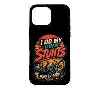 Mountain Bike Funny I Do My Own Stunts Case for iPhone 16 Pro Max