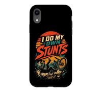 Mountain Bike Funny I Do My Own Stunts Case for iPhone XR