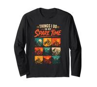 Mountain Bike Funny Things I Do in My Spare Time Long Sleeve T-Shirt