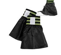 Mountain Bike Gaiters - Waterproof Leg Guards, Reflective Bicycle Leg Guards, Waterproof Breathable Boot Gaiters, Outdoor Gaiters, Windproof Shoe Gaiters for