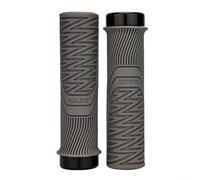 Mountain Bike Grips with Lock On Technology, Non Slip Design for Better Control, Perfect for Long Rides and Various Bicycle Types (Gray)