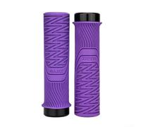 Mountain Bike Grips with Lock On Technology, Non Slip Design for Better Control, Perfect for Long Rides and Various Bicycle Types (Purple)
