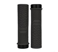 Mountain Bike Grips with Lock On Technology, Non Slip Design for Better Control, Perfect for Long Rides and Various Bicycle Types (Black)