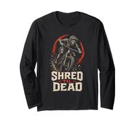 Mountain Bike Halloween Shred Til Dead Long Sleeve T-Shirt