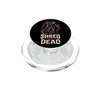 Mountain Bike Halloween Shred Til Dead PopSockets PopGrip for MagSafe