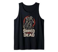 Mountain Bike Halloween Shred Til Dead Tank Top