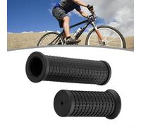 Mountain Bike Handlebar Grips Featuring TPR Rubber Material for Twisting Shifter Handlebars with 22 2mm Diameter, Designed to Improve Grip Stability (Double Short)