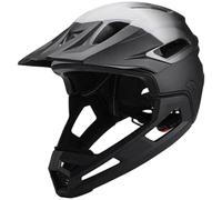 Mountain Bike Helmet, Removable & Adjustable Full Face Helmet with Insect-Proof Net, Breathable & Shock Absorption Bike Accessories for Outdoor, Mountain, Full Face