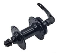 Mountain Bike Hub with 2 Bearings and 32 Spoke Holes Quick Release Rod 5mm for 8 9 10 Speed Cassette Disc Brake Hub Compatible with 44mm 6 Bolt Disc (Front)