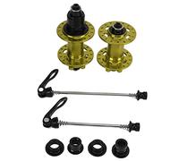 Mountain Bike Hubs Quick Release Set Durable 32 Holes Bicycle Hubs Sealed Bearing Alloy Rotor Design High Accuracy Low Friction Rotatory Sealing for Road Bike Cycling Enthusiasts (Green)