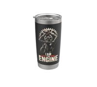 Mountain Bike I Am The Engine Stainless Steel Insulated Tumbler
