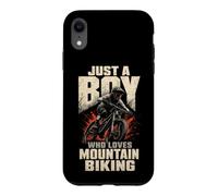 Mountain Bike Kids Just A Boy Who Loves Biking Case for iPhone XR