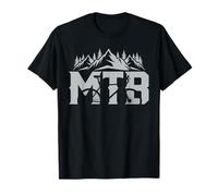 Mountain Bike MTB Mountains Trees Trail Adventure T-Shirt