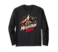 Mountain Bike MTB Trail Rider Biking Alpine Cycling Design Long Sleeve T-Shirt