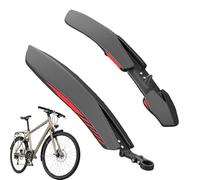 Mountain Bike Mud Guard - Widened Splashing Cover - Front Rear Mudguard for 24/26/27.5 Inches Road Bicycles Protection against Gravel Water Dirt Splashing