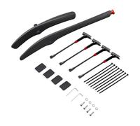 Mountain Bike Mud Guards - Safe Cover with Adjustable Extension Rod,Bicycle Fenders Kit - for Mountain Commute Trail Riding Rainy Muddy Biking Bicycle Outdoor