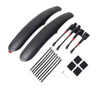 Mountain Bike Mudguards - 44 x 48 cm Adjustable Mudguard Set | Safe Protection Extension Bar Design for Road Commuting, Trail Riding, Rainy, Muddy Cycling, Outdoor Riding