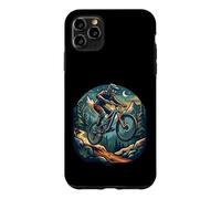 Mountain Bike Night Jump Moon Mountains Cycling Case for iPhone 11 Pro Max