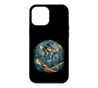 Mountain Bike Night Jump Moon Mountains Cycling Case for iPhone 12 Pro Max