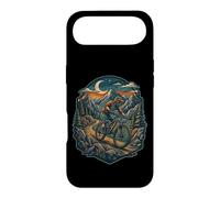 Mountain Bike Night Ride Mountains Forest Moon Case for iPhone Air