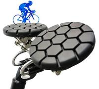 Mountain Bike Noseless Seat Cushion - Comfortable Saddle Cushion for City, Road & Folding Bikes - Perfect Exercise Accessory for Cyclists