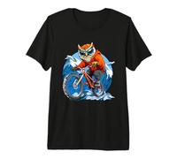 Mountain Bike Owl Premium T-Shirt