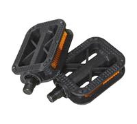 Mountain Bike Pedals Bicycle Flat Anti-Slip With Highly Visible Reflectors For Road City Junior Bicycle Pedals