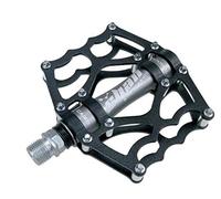Mountain Bike Pedals Lightweight MTB Mountain Bike Pedals Aluminum Alloy Footrest Big Flat Ultralight Cycling Pedal(Titanium)
