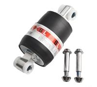 Mountain Bike Rear Shock Absorber | Alloy Spring Suspension Damper for Folding E-Bike & MTB | Adjustable 100mm/125mm/150mm/175mm Length | Black(100mm)