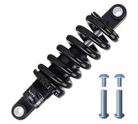 Mountain Bike Rear Shock with Bushing and Screw, Alloy Air Rear Shock Absorber, Coil Spring Suspension, 250 Lbs to 2000 Lbs, Black (190mm-1250lbs)
