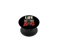 Mountain Bike Rider Life Behind Bars Handlebar PopSockets Adhesive PopGrip