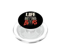Mountain Bike Rider Life Behind Bars Handlebar PopSockets PopGrip for MagSafe