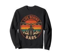 Mountain Bike Rider Life Behind Bars Handlebar Sweatshirt