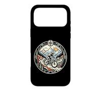Mountain Bike Rider Mountains Compass Nature Case for iPhone 17 Pro Max