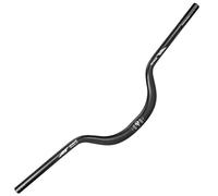 Mountain Bike Riser Handlebar Rise 25mm 55mm 75mm 90mm Aluminum Alloy MTB Handlebars 31.8mm Diameter 780mm Wide Bicycle Bars For BMX DH XC AM FR (Color : Black, Size : 75mm)