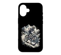 Mountain Bike Rocks Trail Mountains Cycling Case for iPhone 16
