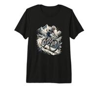 Mountain Bike Rocks Trail Mountains Cycling Premium T-Shirt