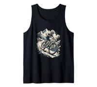 Mountain Bike Rocks Trail Mountains Cycling Tank Top
