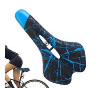 Mountain Bike Saddle, Bicycle Seat Cushion - Printed Road Bike Seat | Hollow Structure, Shock Absorbing, Breathable Cycling Accessories for Men and , Road, Moutain