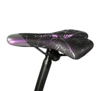 Mountain Bike Saddle - Replacement Bicycle Saddle with Print, Hollow Structure, Wear-resistant and Waterproof for Cycling Men and Women Road and Mountain