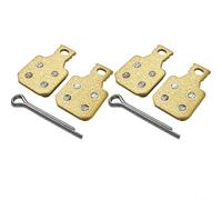 Mountain Bike Scooter Disc Brake Pads Metal Resin Blend Offering Steady Braking Performance And Enhanced Durability For Aggressive Trail And Road Use(Gold)