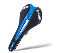 Mountain Bike Seat with Central Relief Zone and Ergonomics Design Fit,Comfort Bike Saddle with Memory Foam Breathable Soft Bicycle Cushion for Women Men MTB/Exercise Bike/Road Bike Seats