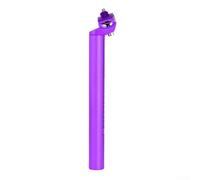 Mountain Bike Seatpost 30.9mm 31.6mm Aluminium Alloy Short Tube 300Mm Bicycle Seat Post Road Bike Cycling Components Black Red Pink Green(30.9 * 300mm purple)