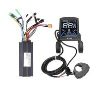 Mountain Bike Sine Wave 3 Mode 30A Controller Kit with Color LCD Display Meter for Electric Bikes Aluminum Alloy Case