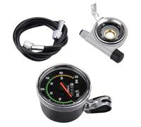 Mountain Bike Speedometer Accurate Measurement for Reliably Cycling Speed Data in All Terrains Crafted from Aluminum Alloy Analog Cycling Instrument