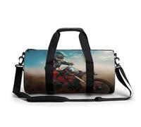Mountain Bike Sport Duffel Bag Gym Bag Weekend Overnight Bag for Travel Camping Hiking Beach 45x23x23cm